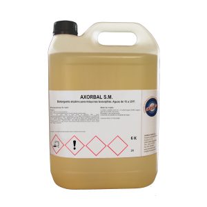 Axorbal S.M.: Detergente para máquinas lavavajillas, 15-35ºF