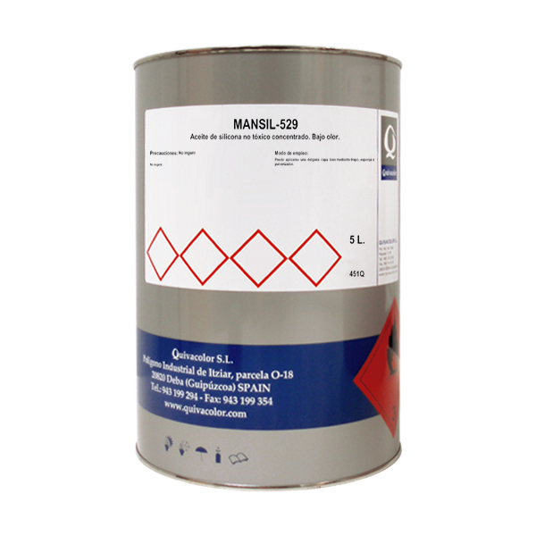 Aceite de silicona no tóxico concentrado : Mansil - 529