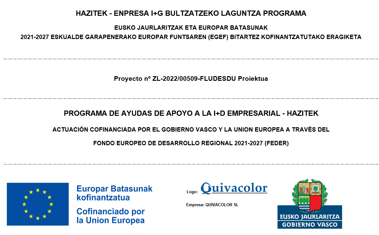 APOYO DEL PROGRAMA HAZITEK A LA I+D DE QUIVACOLOR DURANTE EL EJERCICIO 2022
