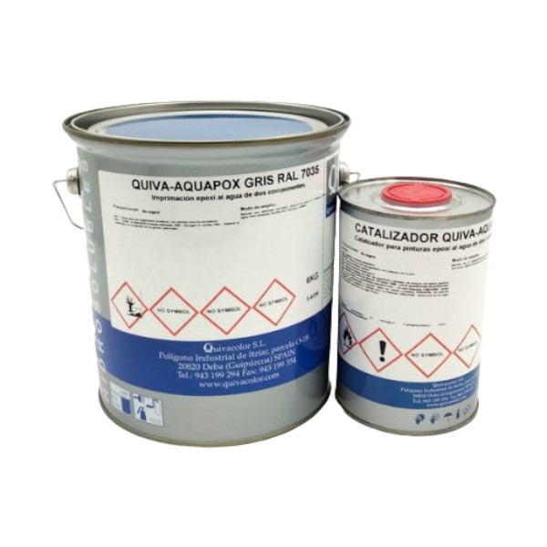QUIVA-AQUAPOX GRIS 7035 + CATALIZADOR
