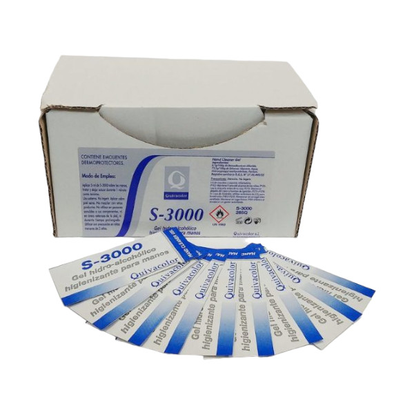 S-3000 SOBRES INDIVIDUALES GEL HIDROALCOHÓLICO